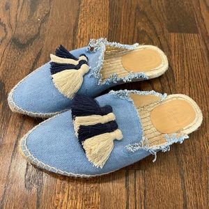 Castaner Blue Rumi Slides (from Tuckernuck)